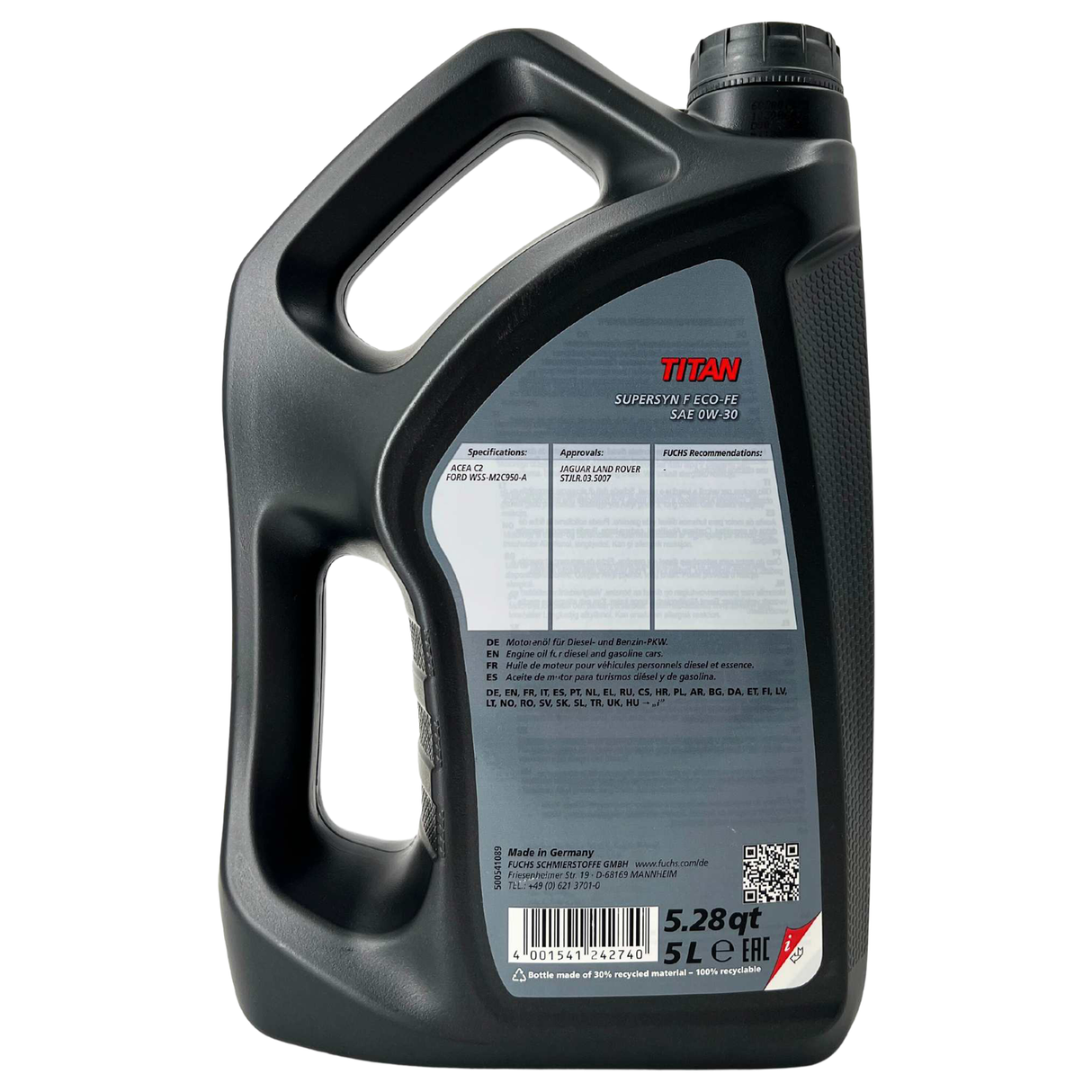 Fuchs Titan Supersyn F ECO-FE 0W-30 5 Liter