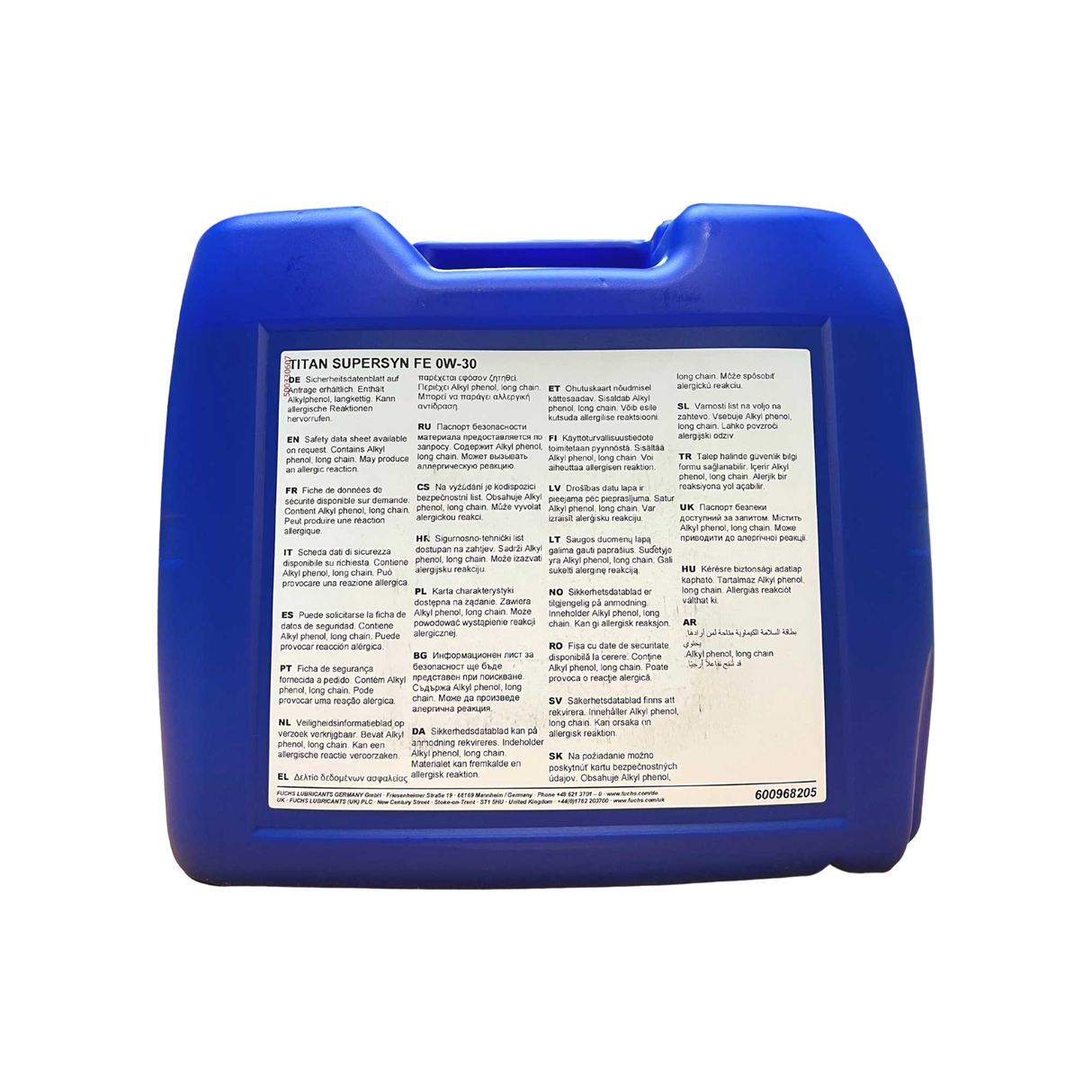 Fuchs Titan Supersyn FE 0W-30 20 Liter