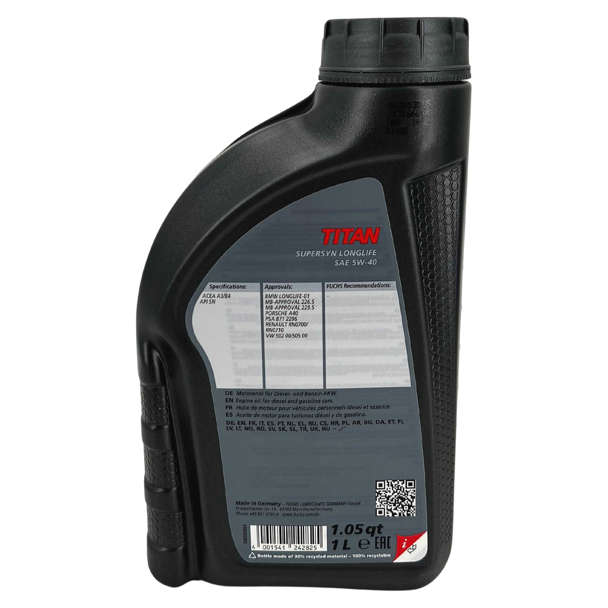 Fuchs Titan Supersyn Longlife 5W-40 1 Liter