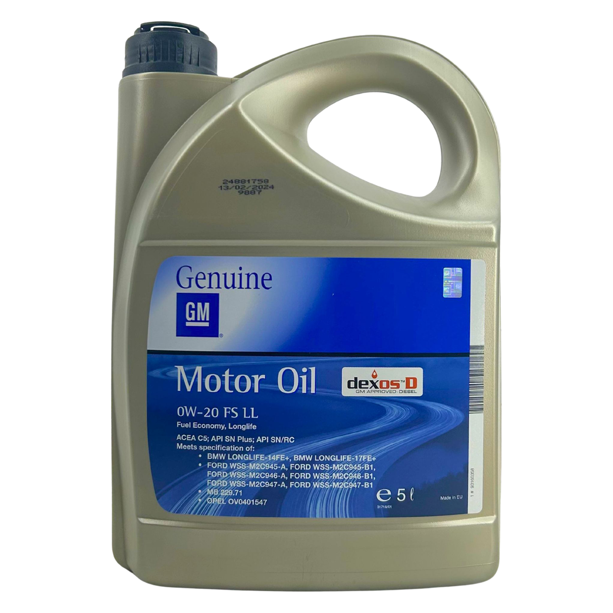 GM Dexos D 0W-20 5 Liter