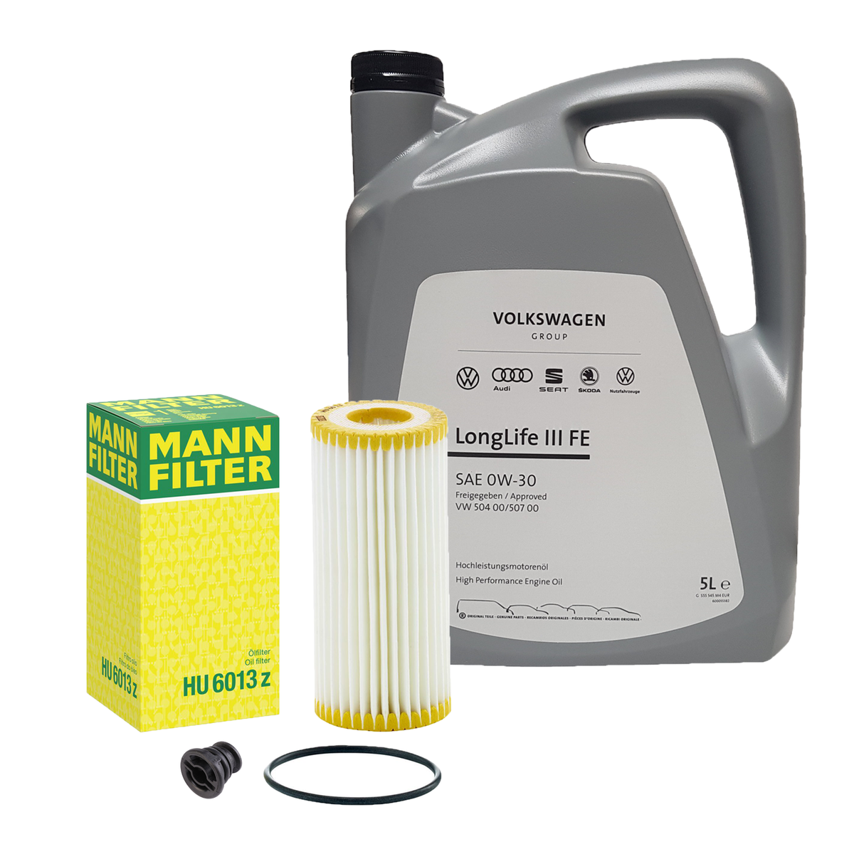 5L ORIGINAL 0W30 Motoröl MANN Ölfilter für AUDI CUPRA SEAT SKODA VW 1.8/2.0 TSI