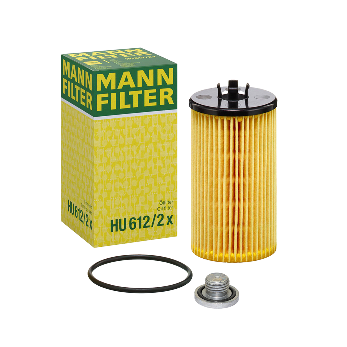 Mann-Filter Ölfilter HU 612/2 x + Ölablassschraube