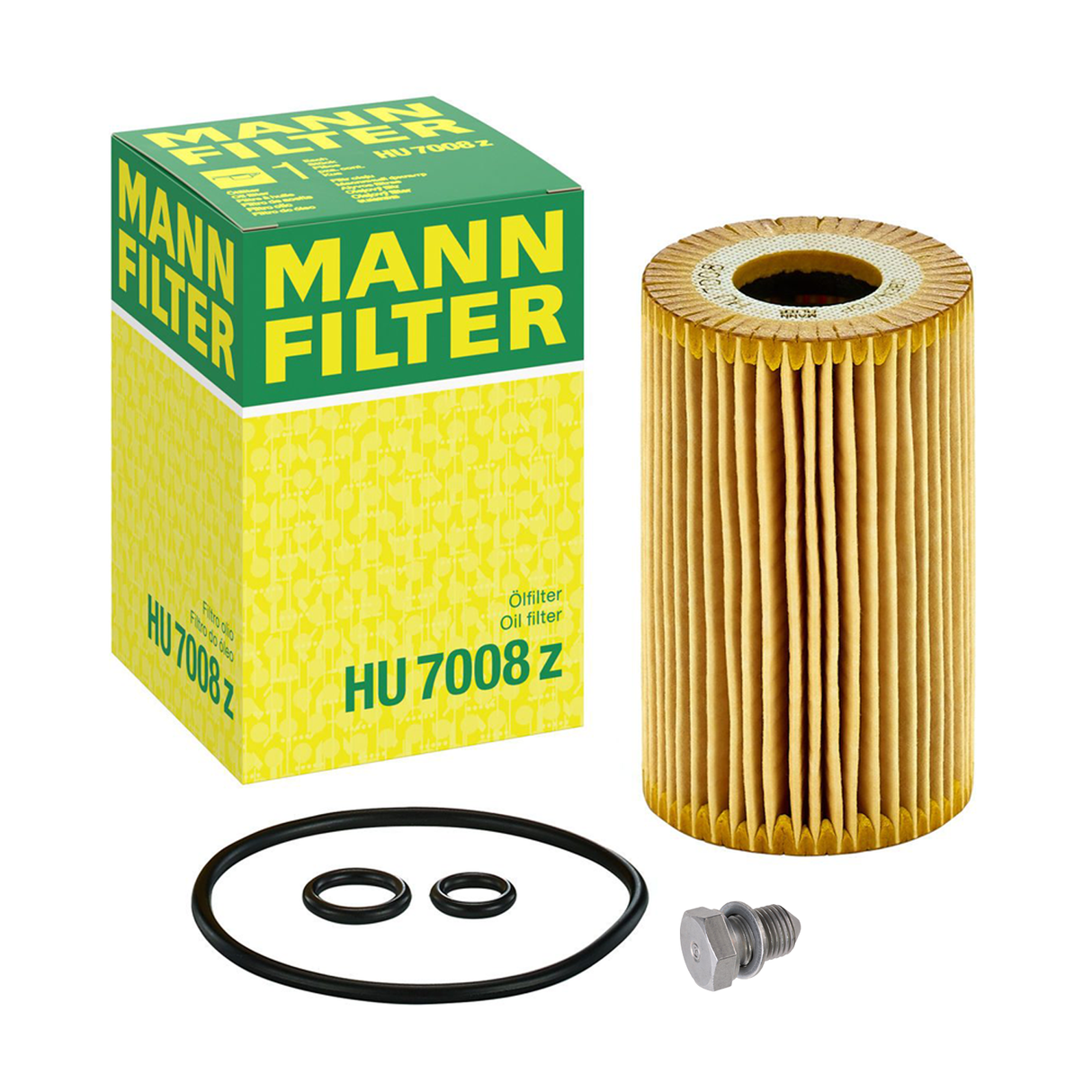 MANN Ölfilter HU 7008 z + Ölablassschraube