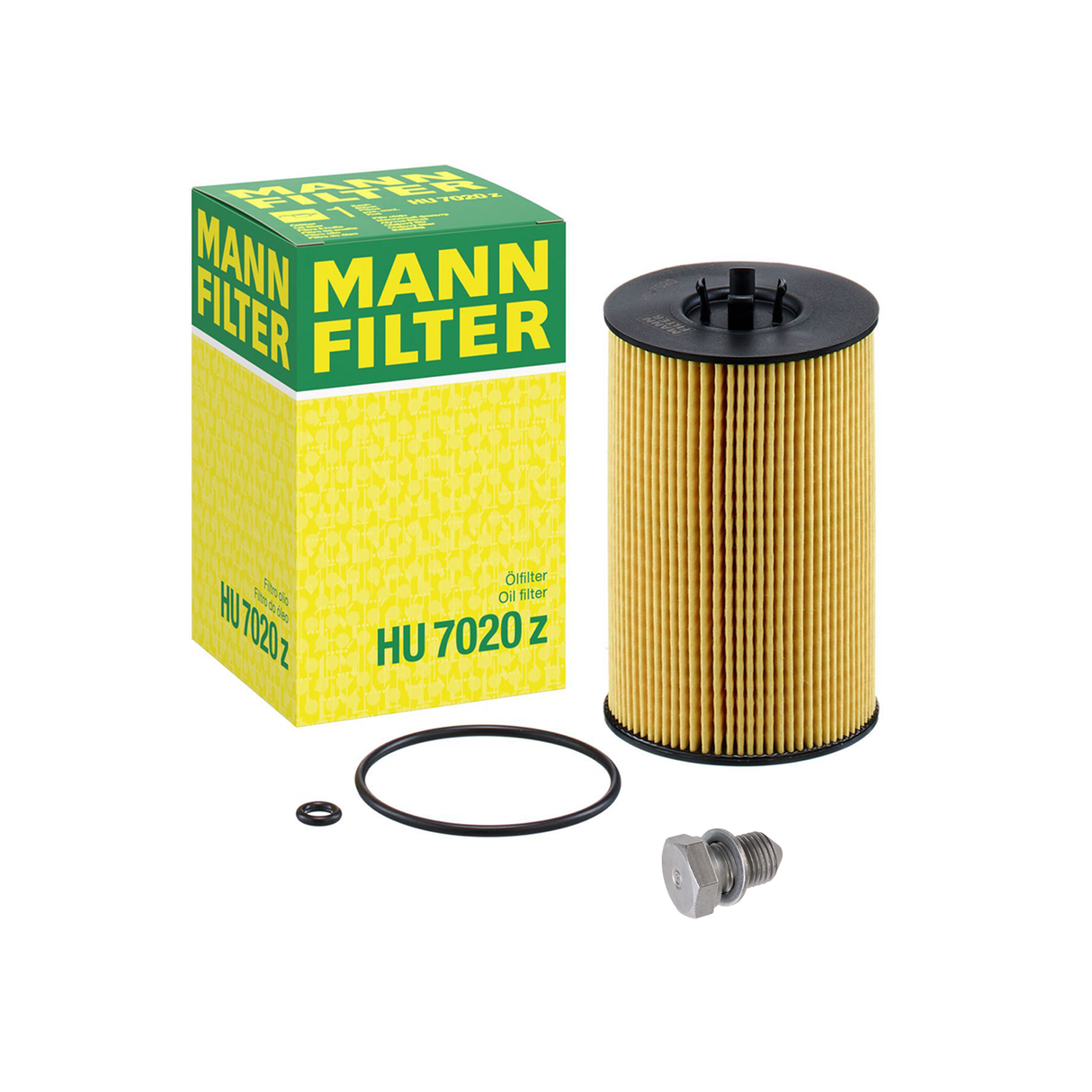MANN Ölfilter HU 7020 z + Ölablassschraube