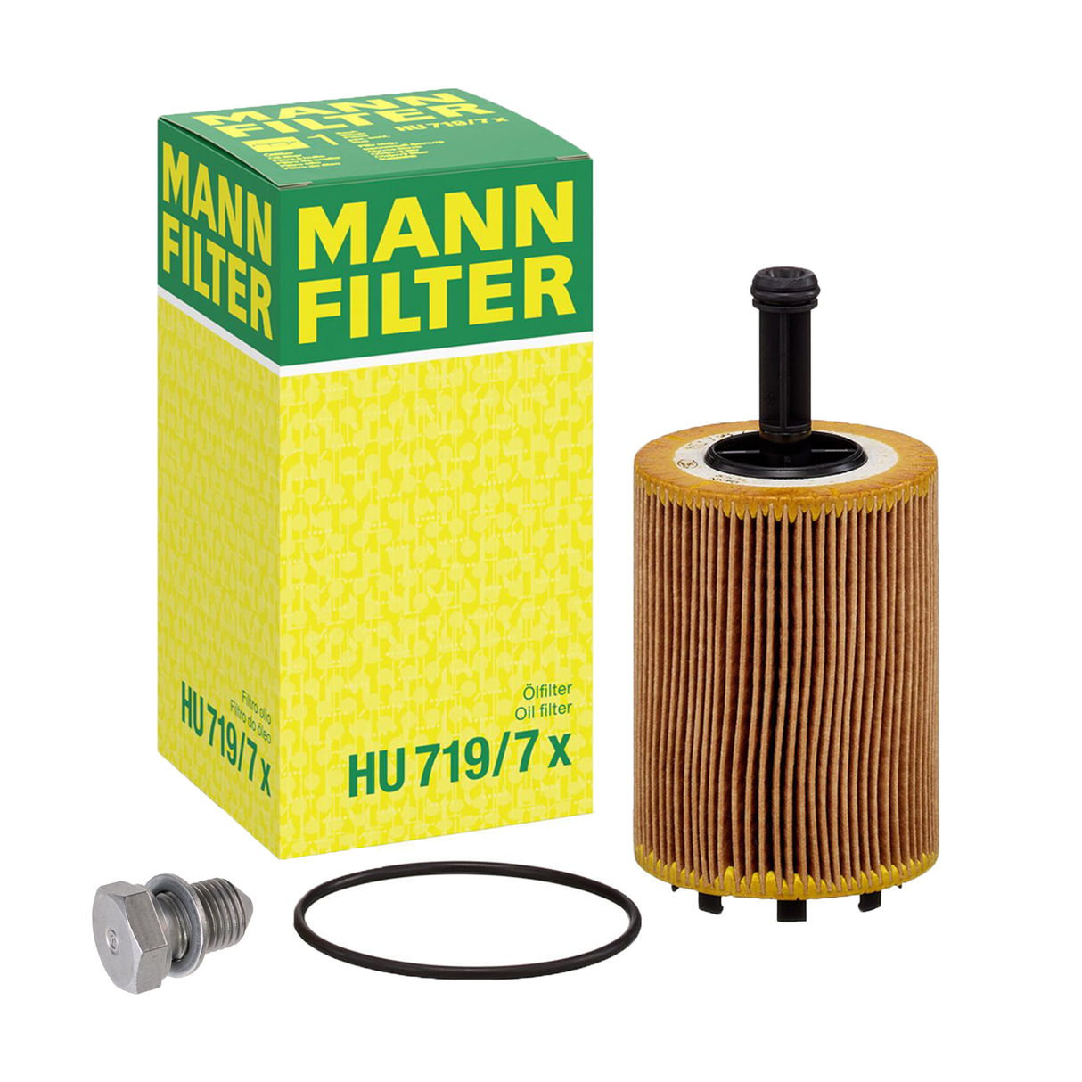 Mann Ölfilter HU 719/7 X + Ölablassschraube