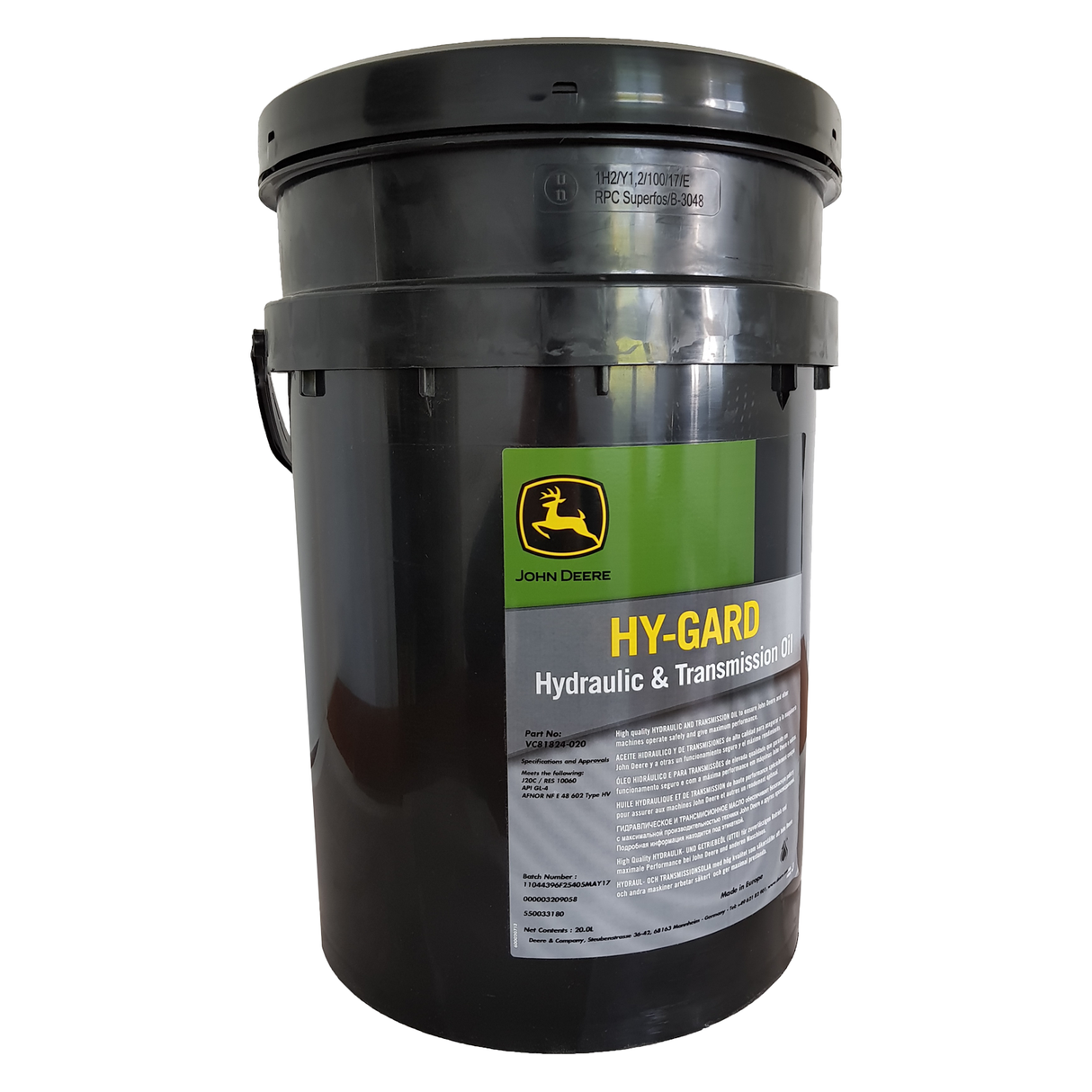 John Deere Hy-Gard Getriebeöl und Hydrauliköl 20 Liter