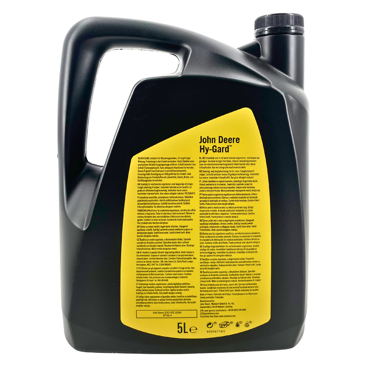 John Deere Hy-Gard Getriebeöl und Hydrauliköl 5 Liter