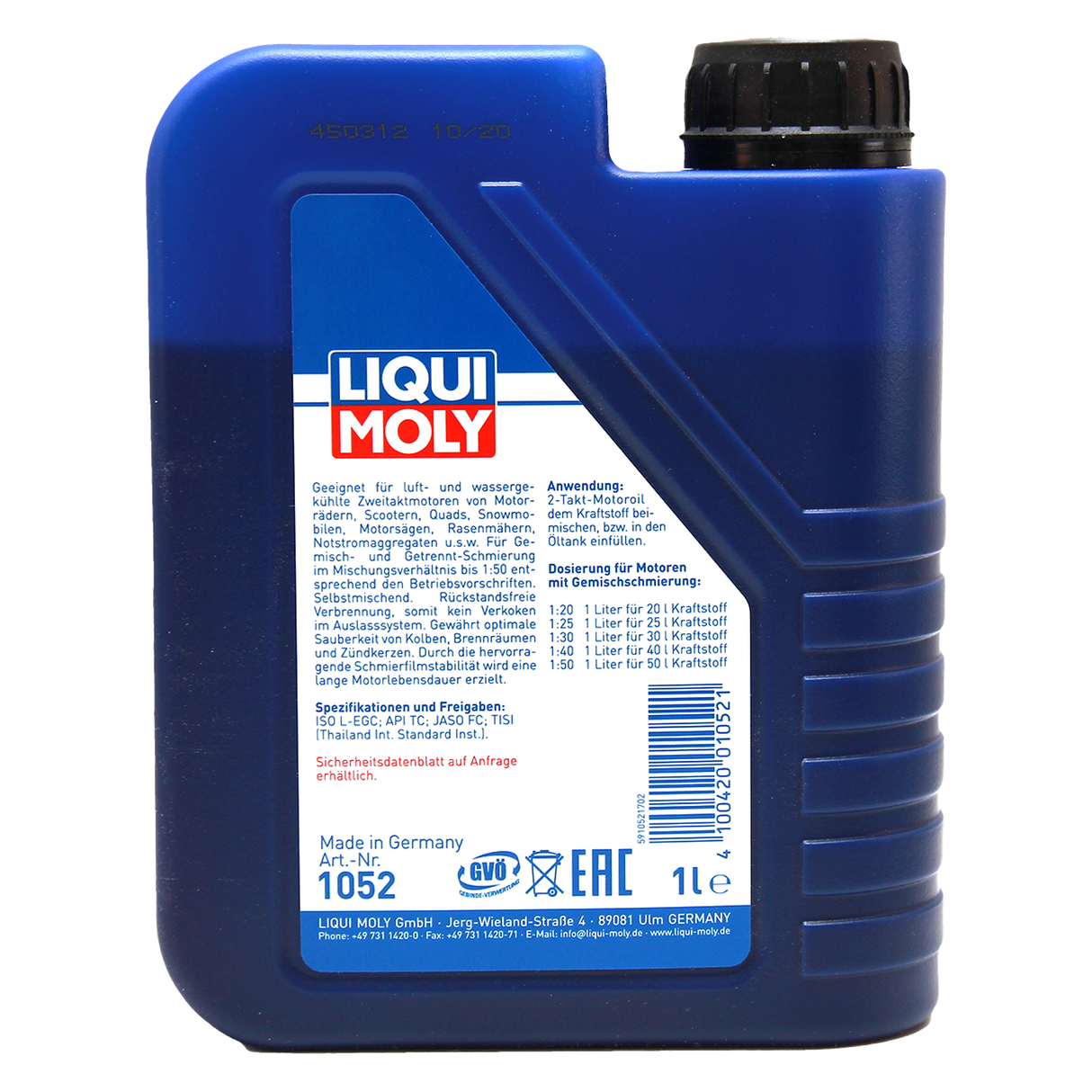 Liqui Moly 2-Takt-Motoroil 1 Liter