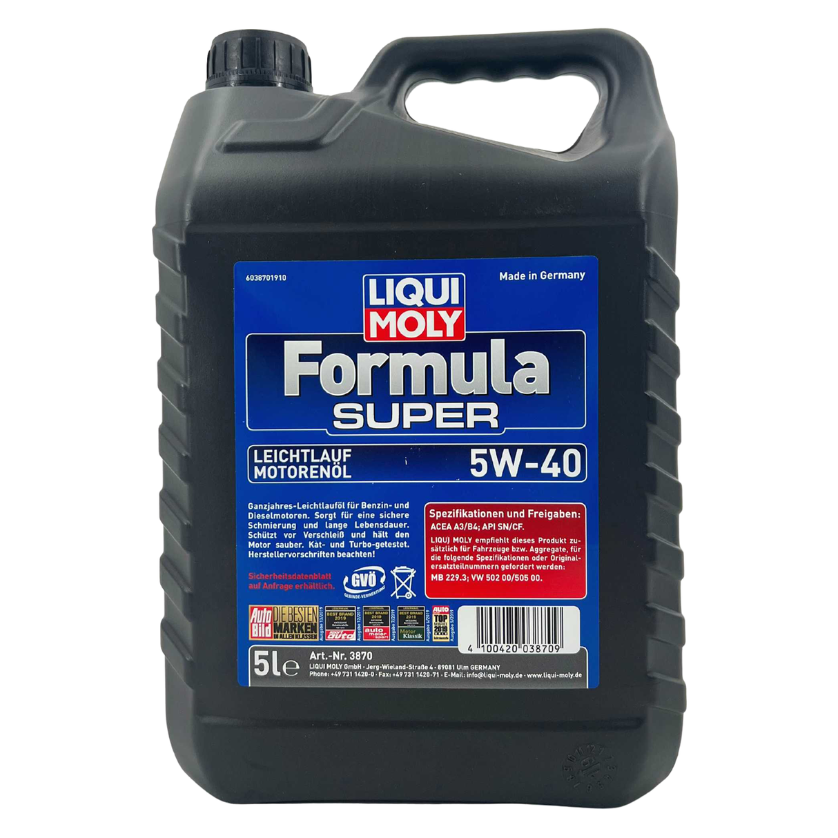 Liqui Moly Formula Super 5W-40 5 Liter