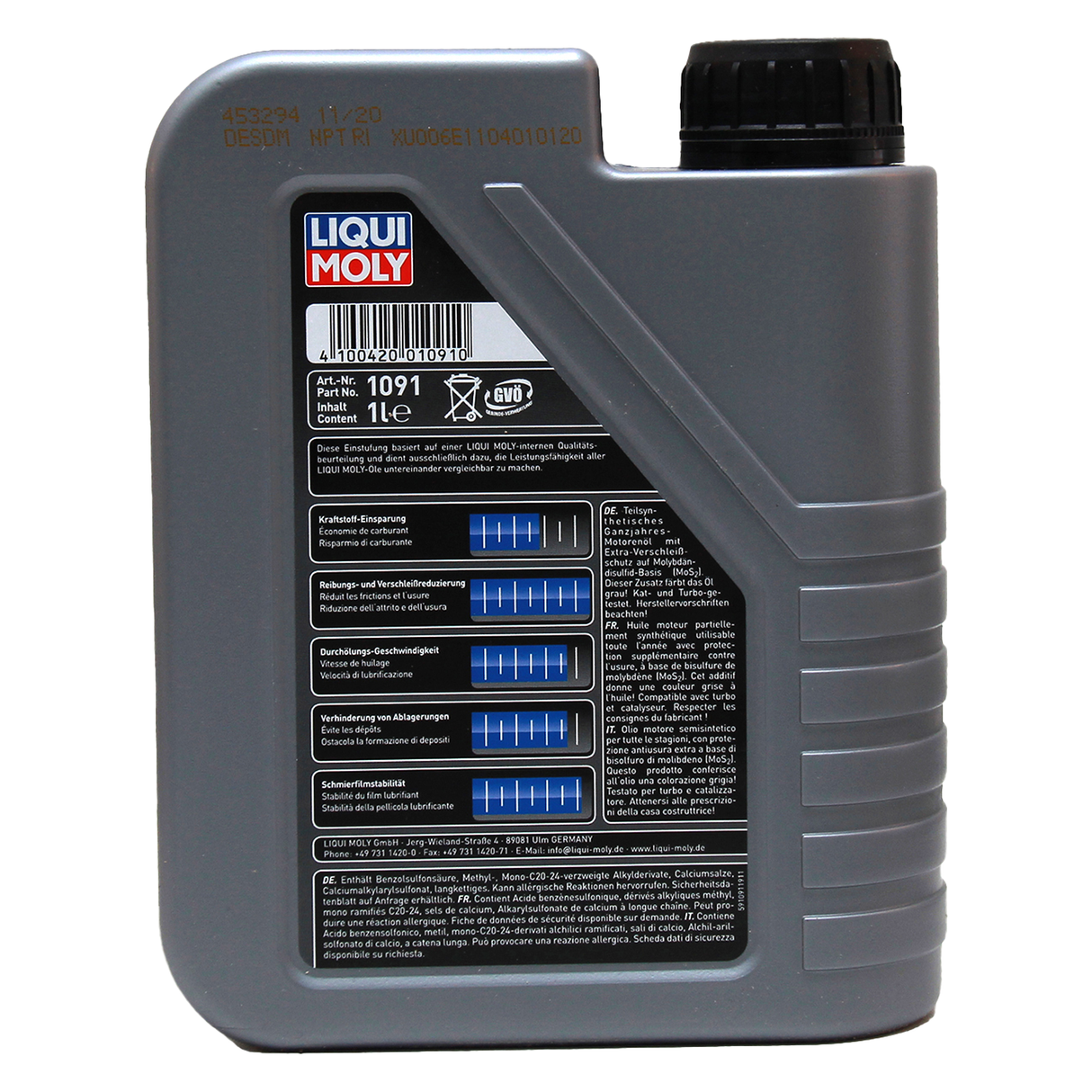 Liqui Moly Mos2 Leichtlauf 10W-40 1 Liter