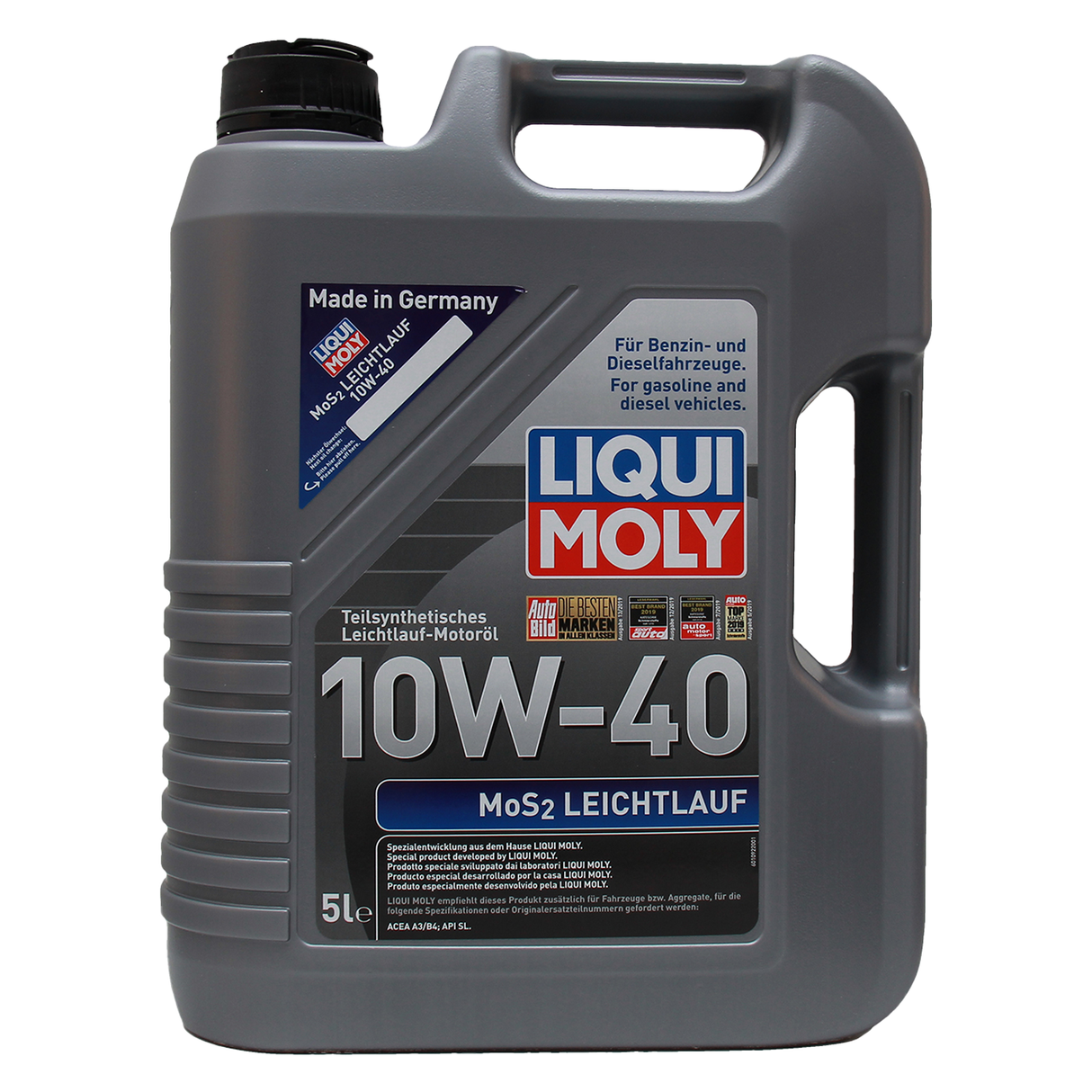Liqui Moly MoS2 Leichtlauf 10W-40 5 Liter