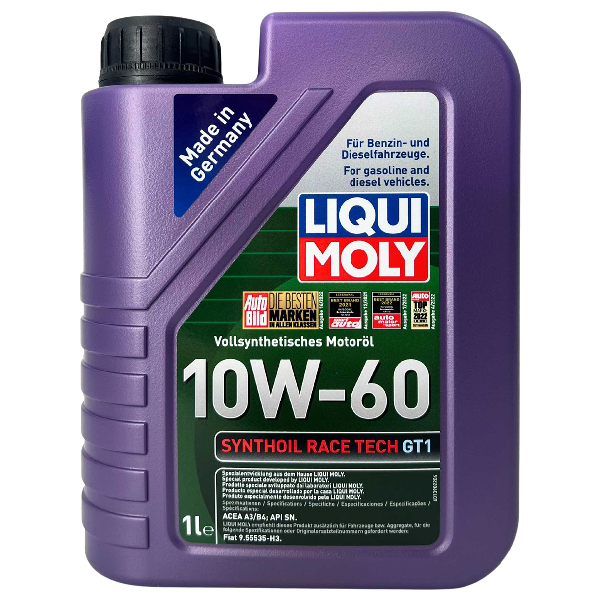 Liqui Moly Synthoil Race Tech GT1 10W-60 1 Liter