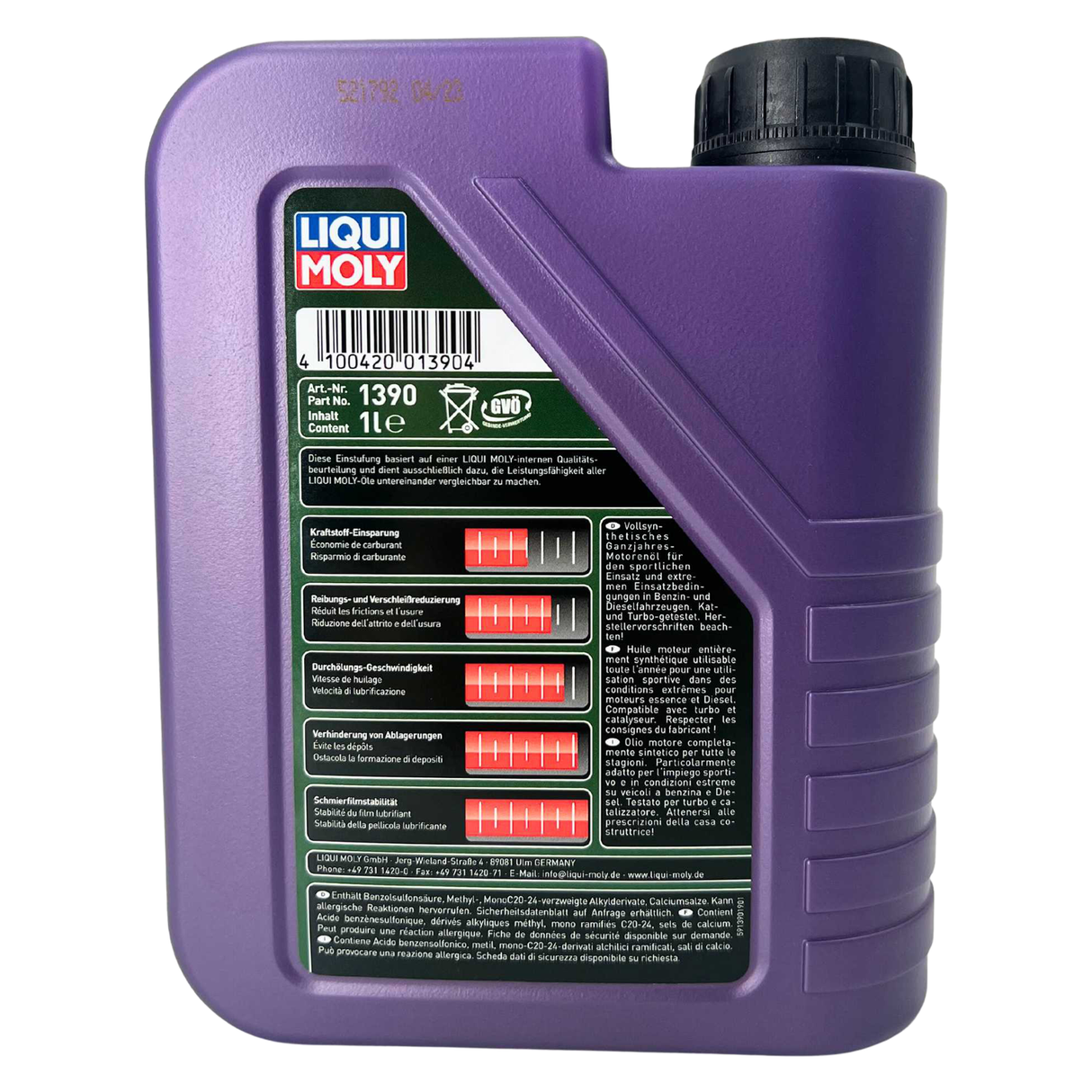 Liqui Moly Synthoil Race Tech GT1 10W-60 1 Liter