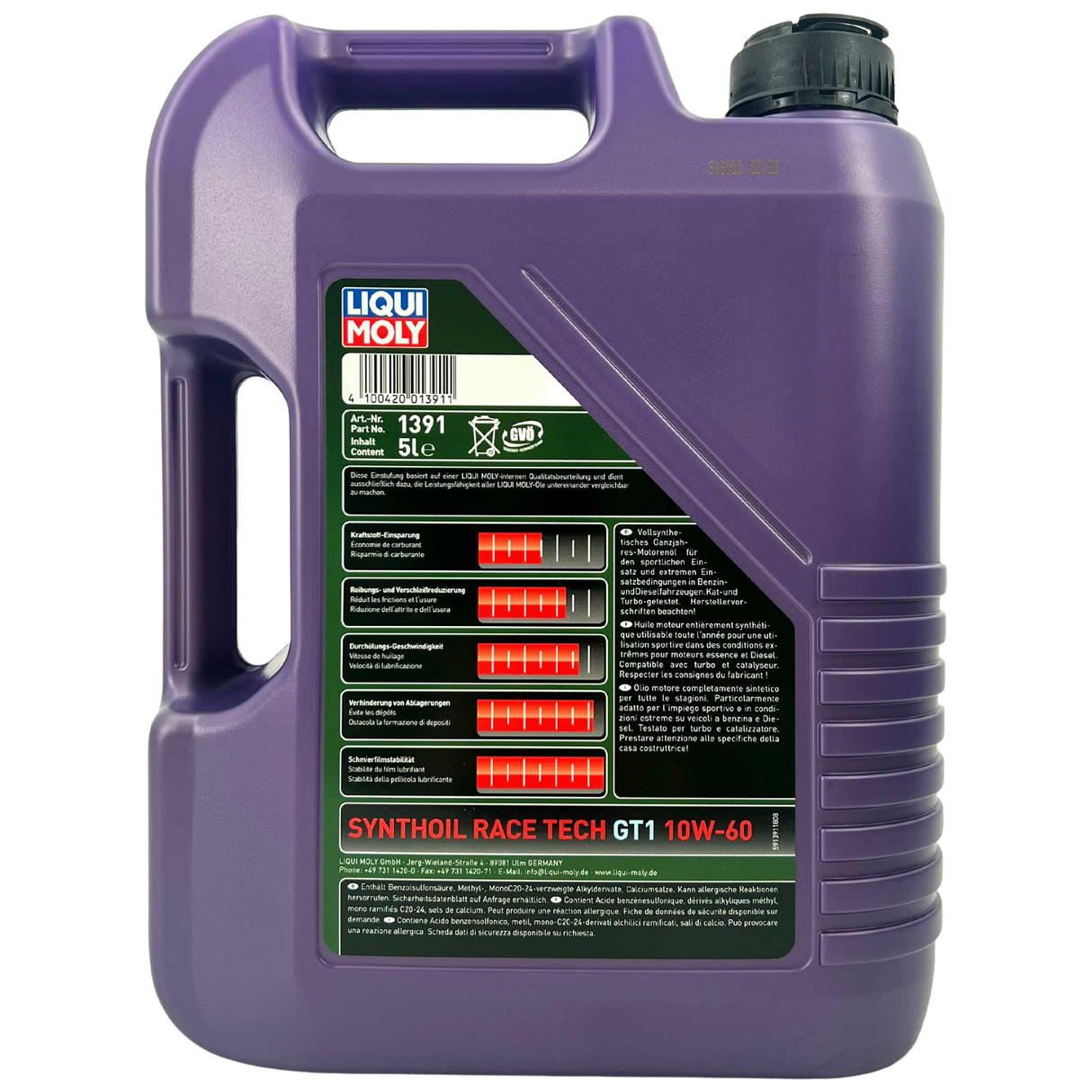 Liqui Moly Synthoil Race Tech GT1 10W-60 5 Liter