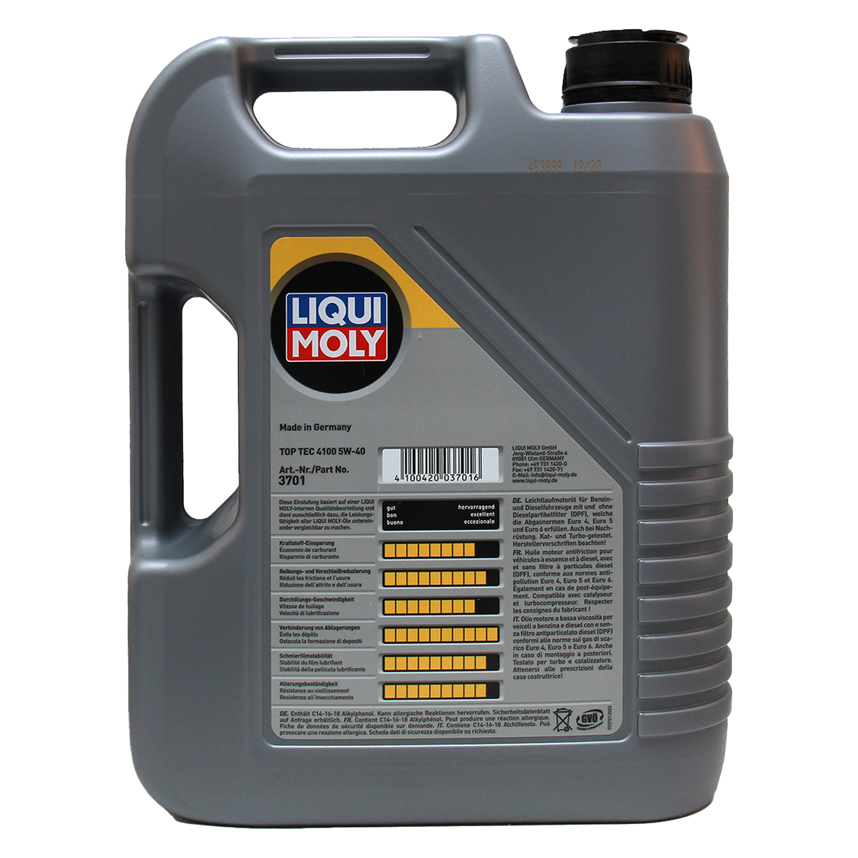 Liqui Moly Top Tec 4100 5W-40 5 Liter