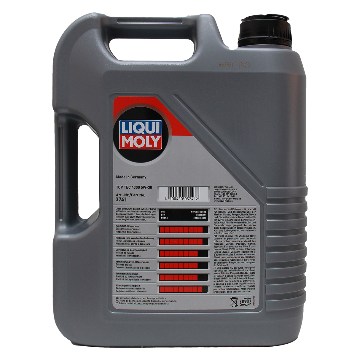 Liqui Moly Top Tec 4300 5W-30 5 Liter