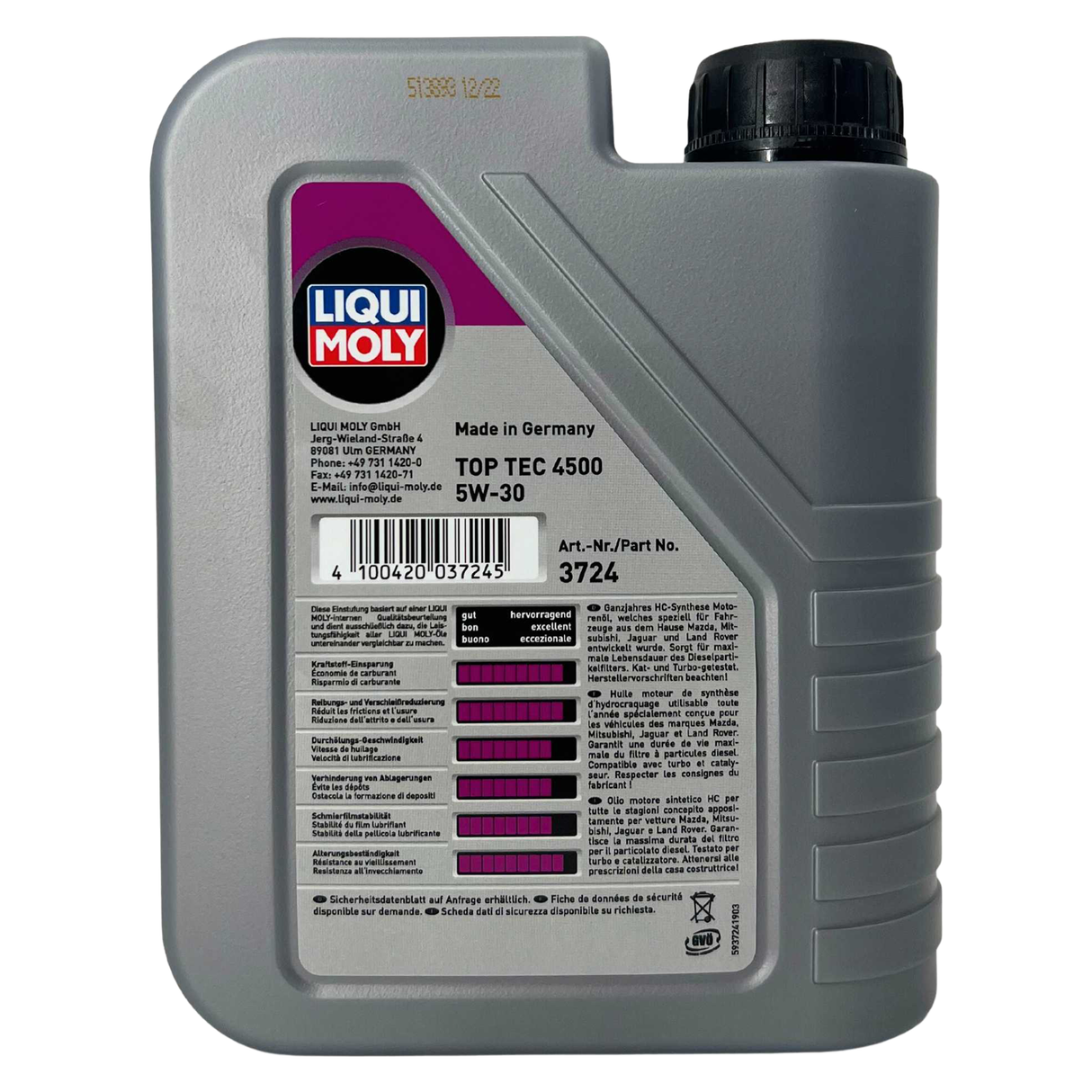 Liqui Moly Top Tec 4500 5W-30 1 Liter