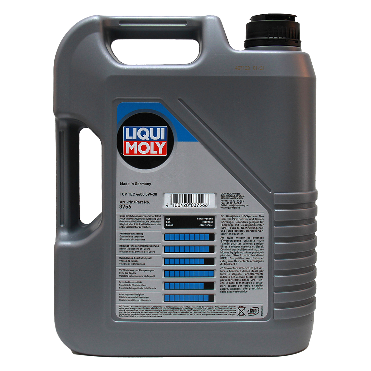 5L LIQUI MOLY Motoröl 5W30 dexos2 + MANN Ölfilter für OPEL ASTRA ZAFIRA 1.2-1.6