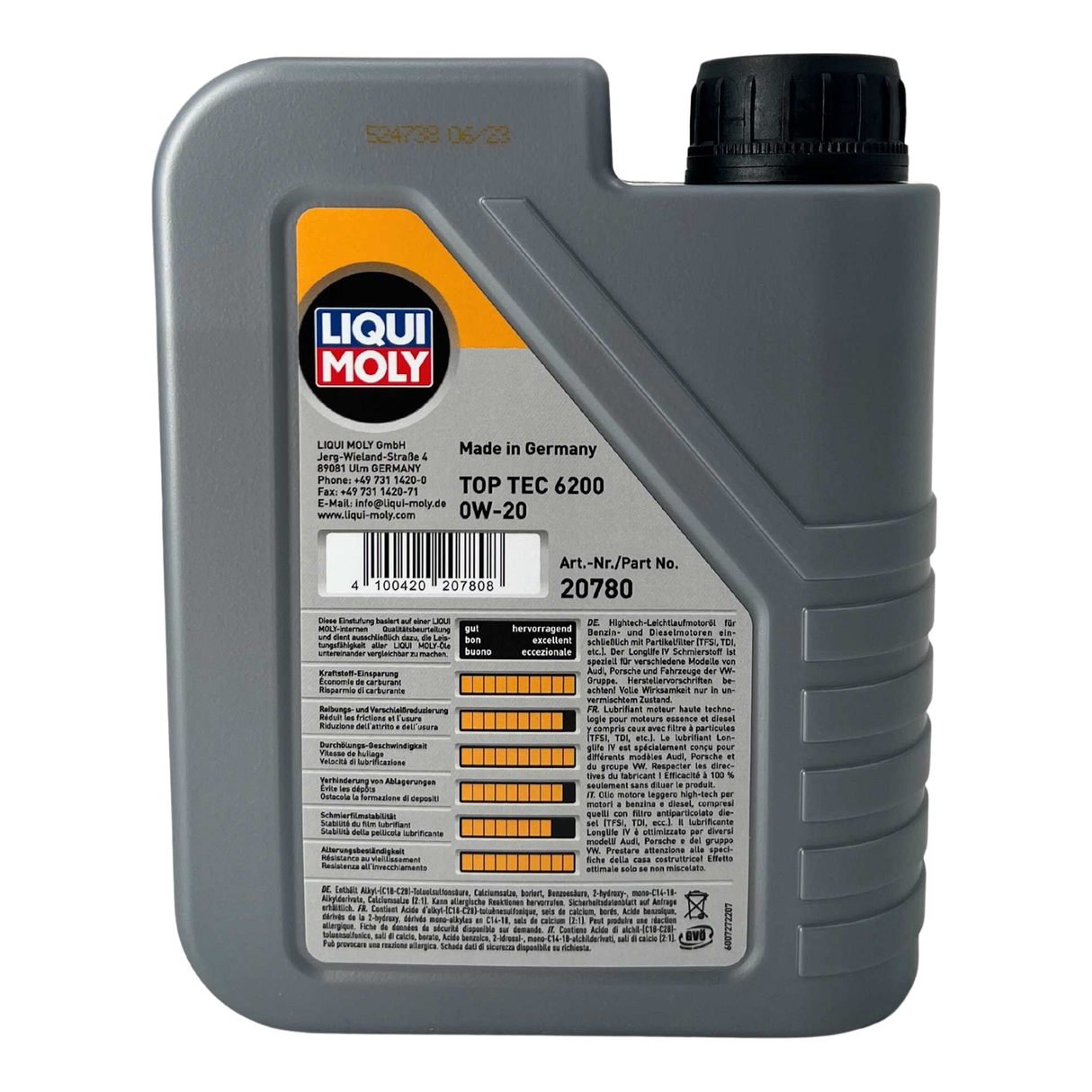 Liqui Moly Top Tec 6200 0W-20 1 Liter