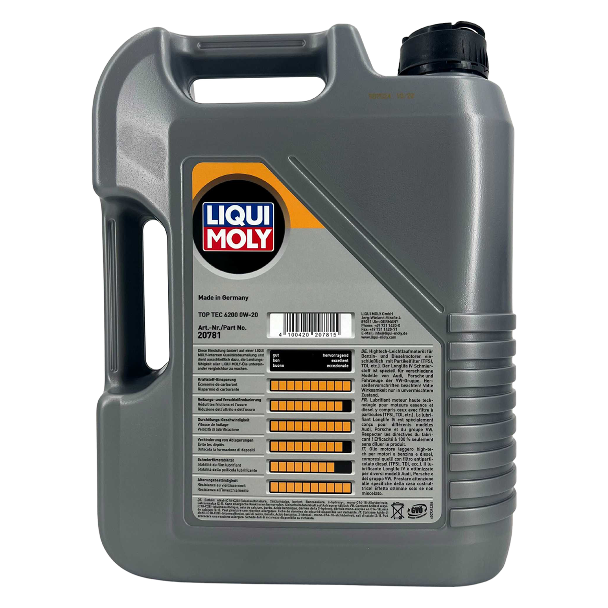 Liqui Moly Top Tec 6200 0W-20 5 Liter