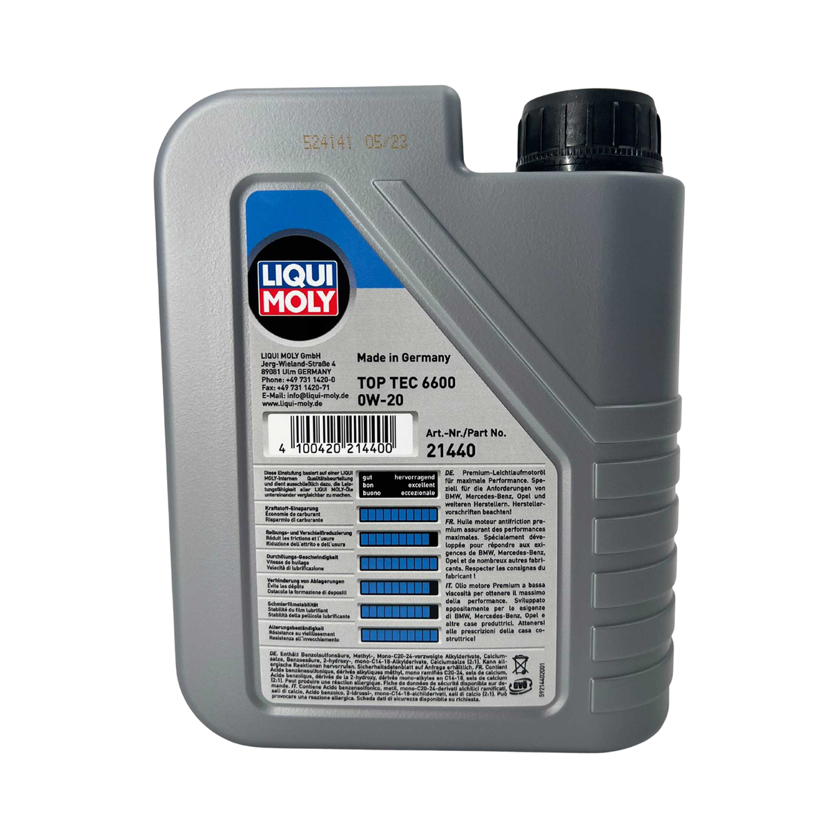 Liqui Moly Top Tec 6600 0W-20 1 Liter