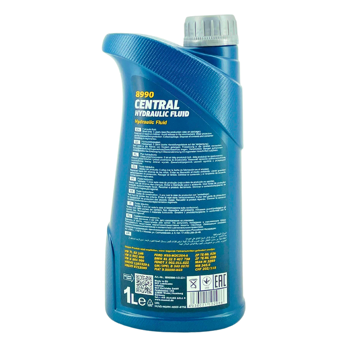 Mannol Central Hydraulic Fluid Hydrauliköl Servolenkungsöl 1 Liter
