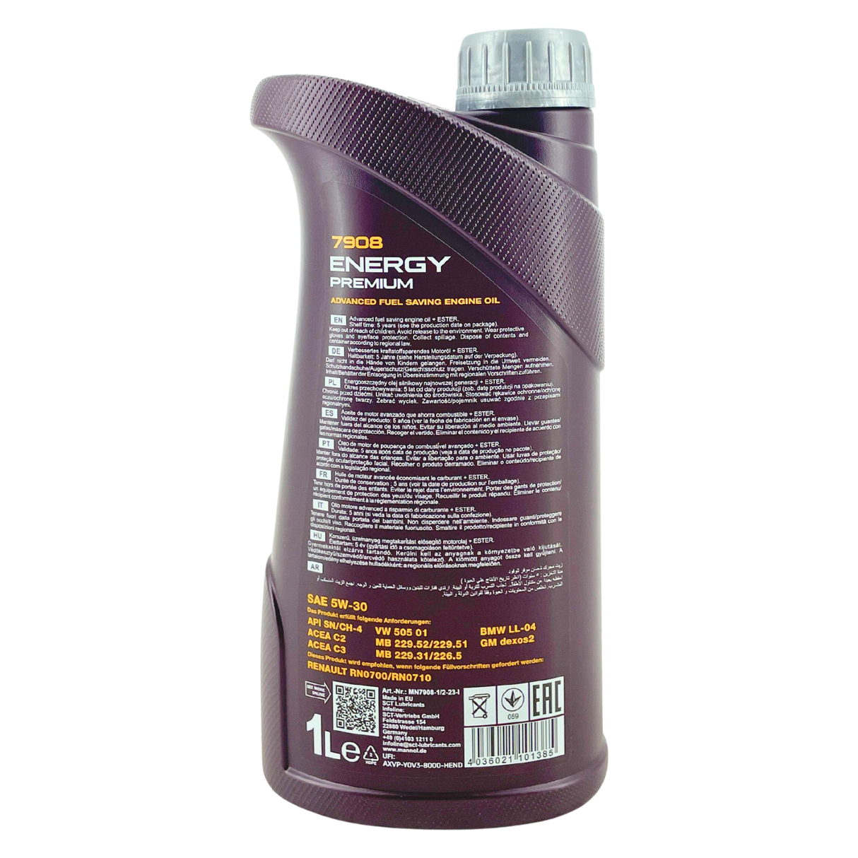 MANN ÖLFILTER mit 7L 5W-30 MANNOL Premium MB 229.51 229.52