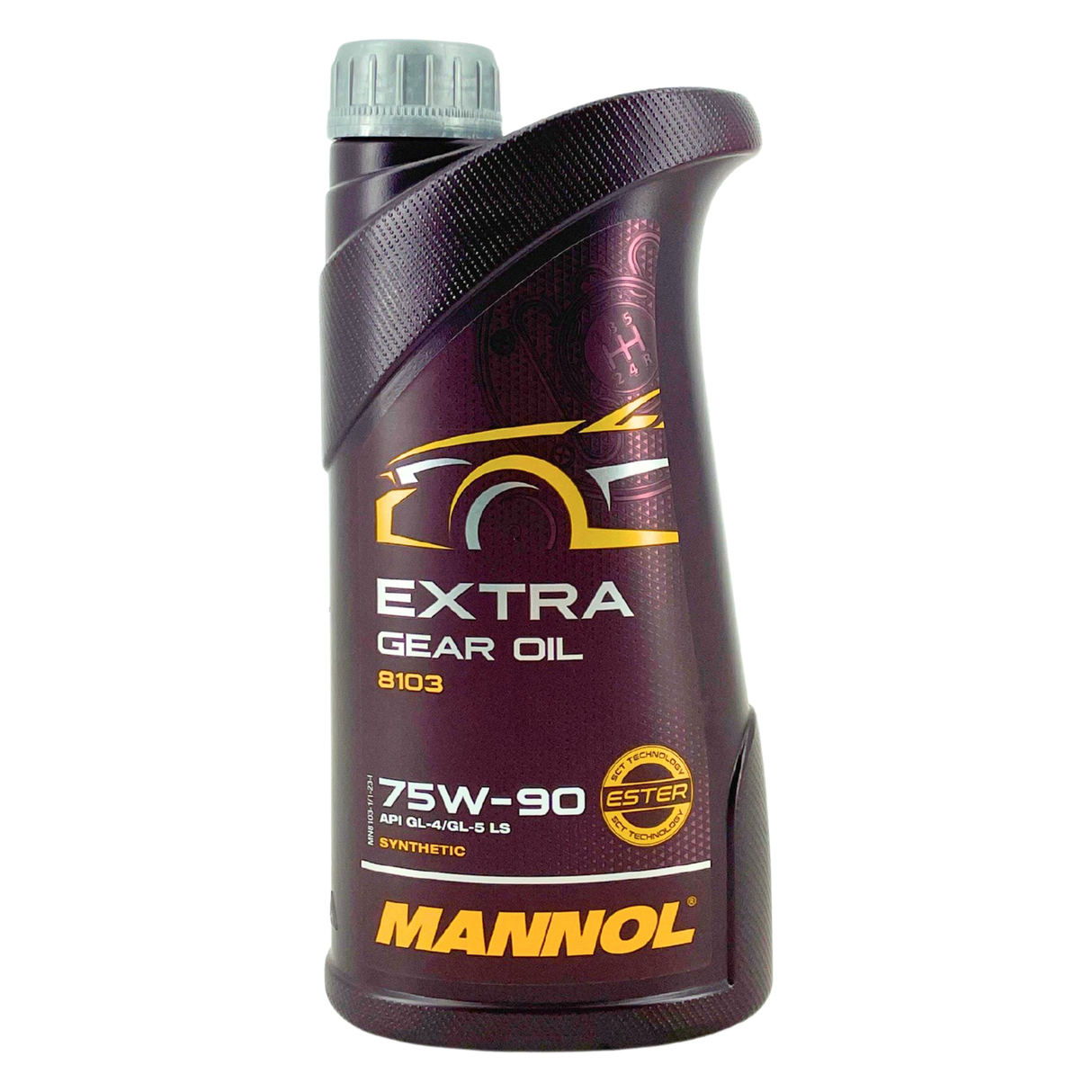 Mannol Extra Gear Oil Getriebeöl 75W-90 GL-4/GL-5 LS 1 Liter