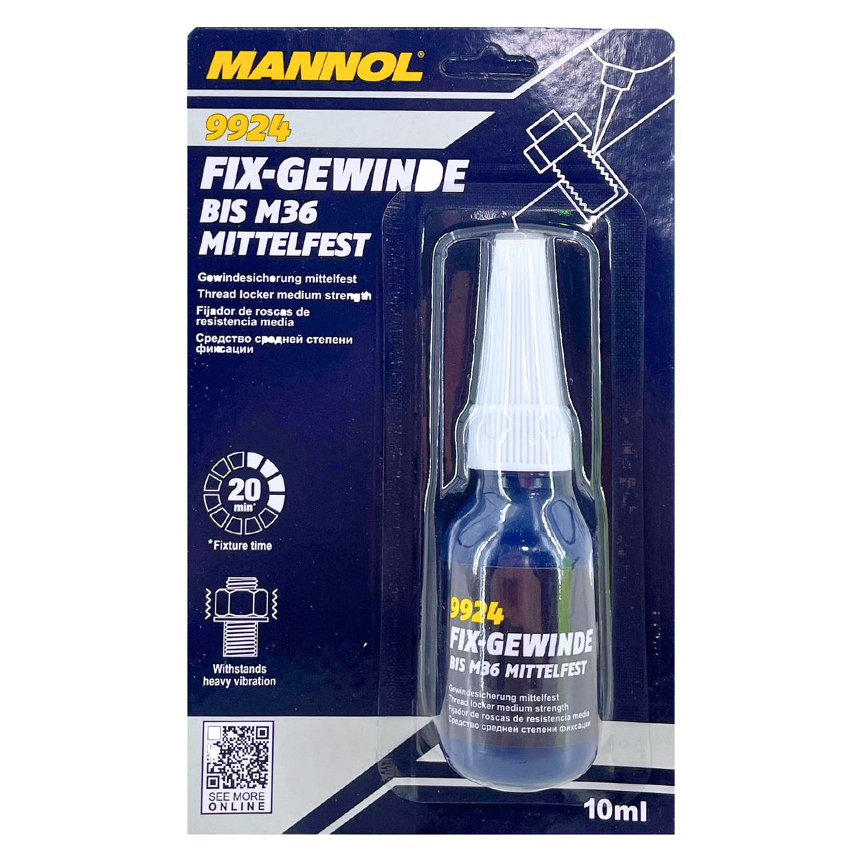 Mannol Fix-Gewinde bis M36 Mittelfest 10 ML