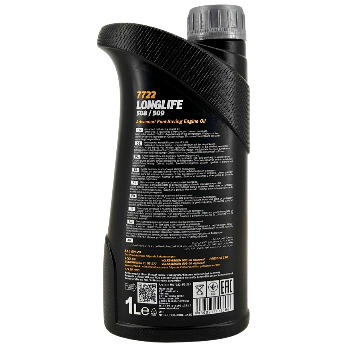 MANN ÖLFILTER + 0W20 MOTORÖL passend für AUDI A1 A3 A4 A5 Q3 35 40 45 50 55 TFSI