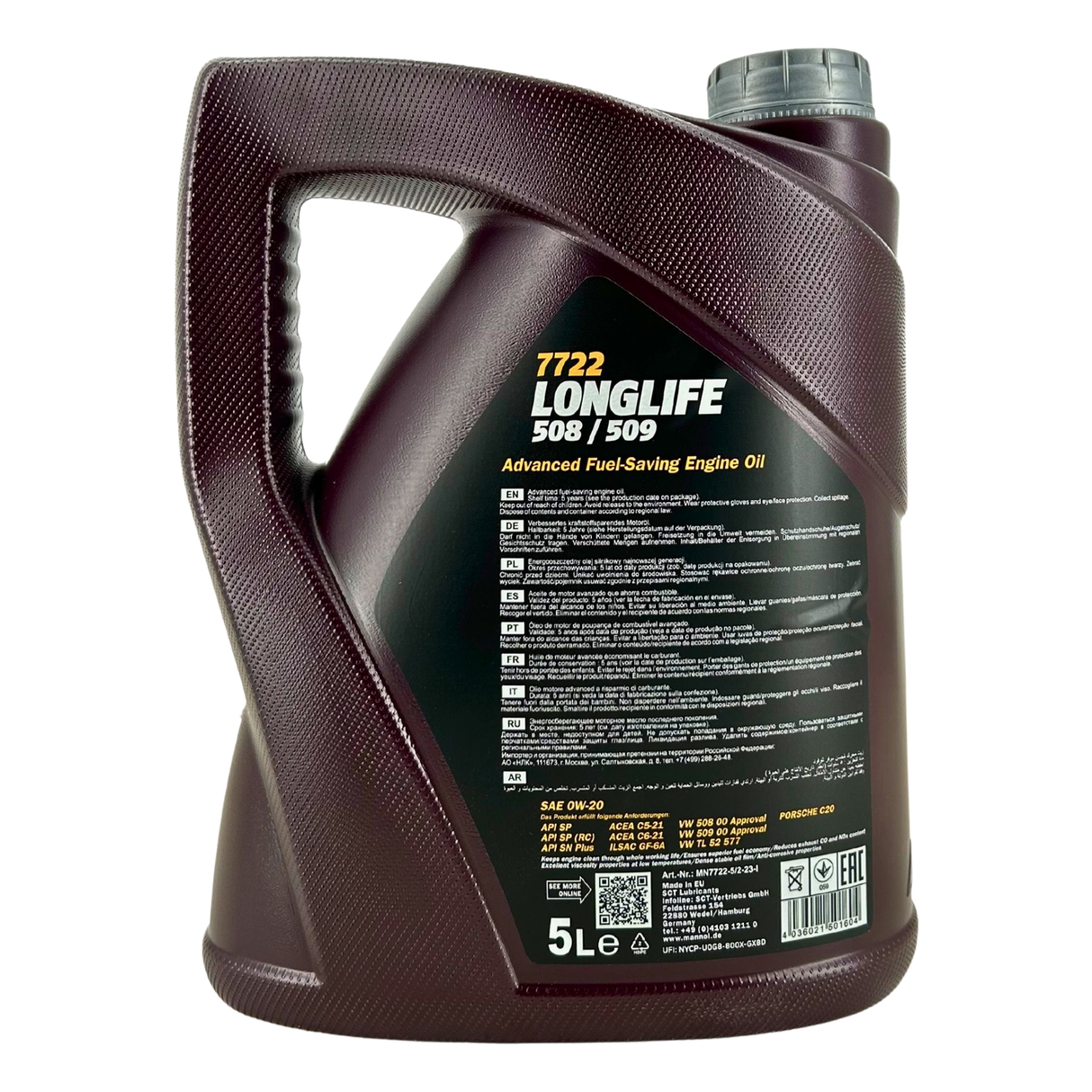 FEBI BILSTEIN ÖLFILTER + 5L 0W-20 MANNOL LONGLIFE MOTORÖL 508.00 509.00 0W20 ÖL