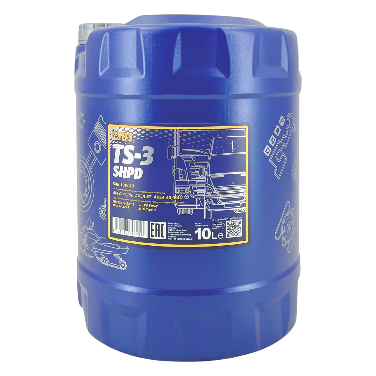 Mannol TS-3 SHPD 10W-40 10 Liter