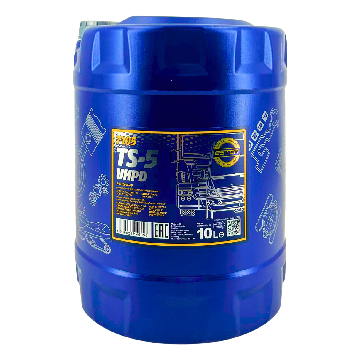 Mannol TS-5 UHPD 10W-40 10 Liter