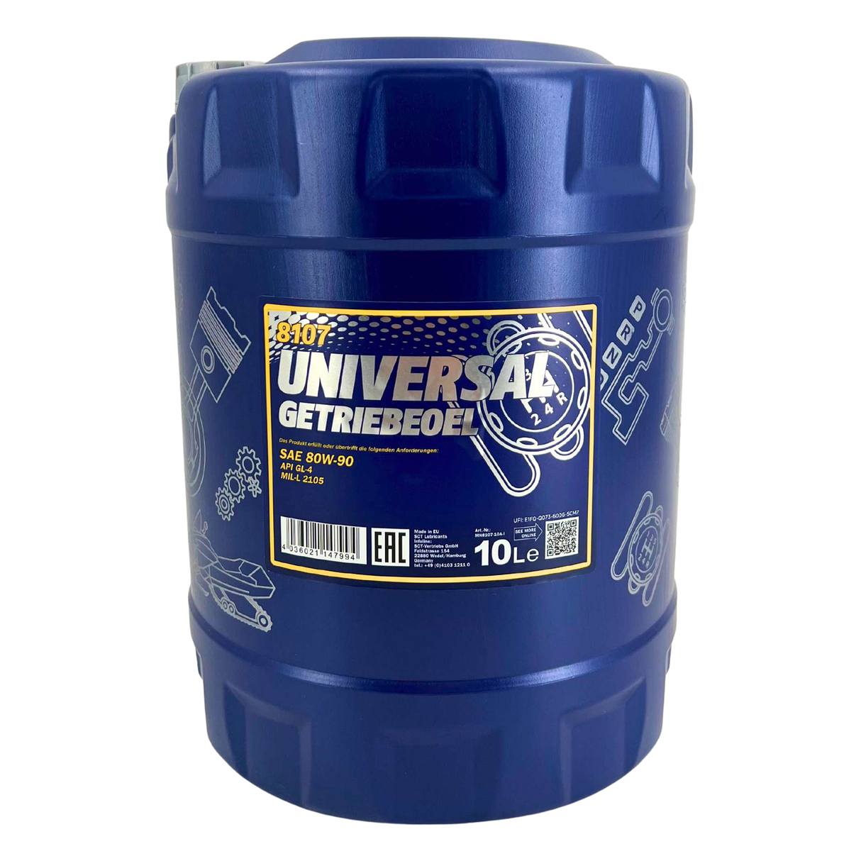 Mannol Universal Getriebeöl 80W-90 GL-4 10 Liter