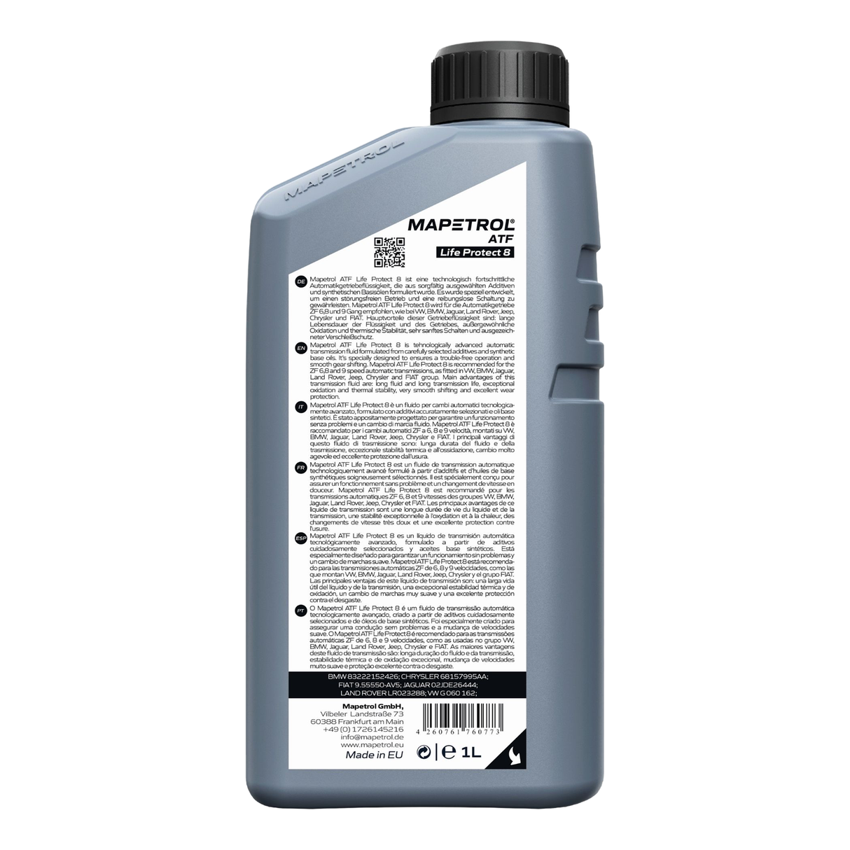 Mapetrol ATF Life Protect 8 1 Liter