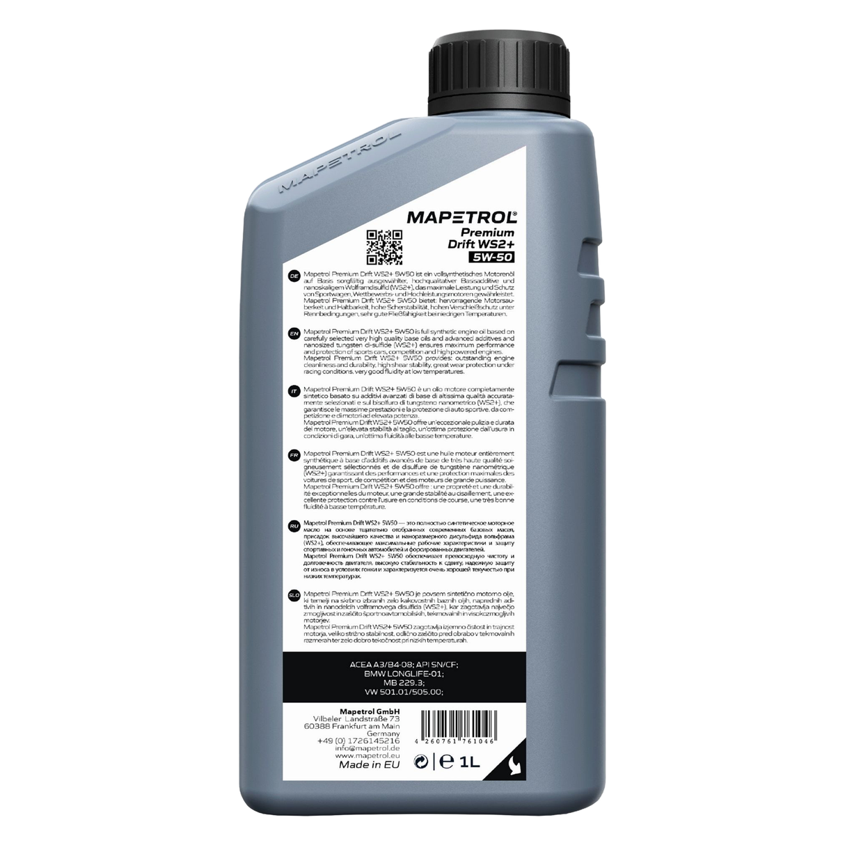 Mapetrol Premium Drift WS2+ 5W-50 1 Liter