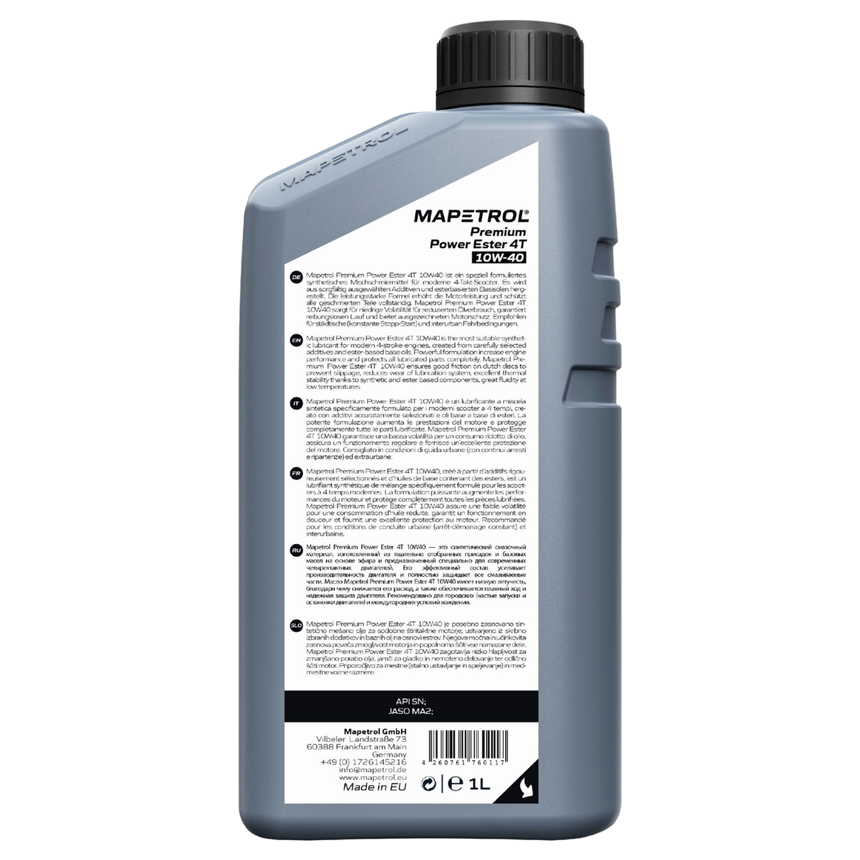 Mapetrol Premium Power Ester 4T 10W-40 1 Liter