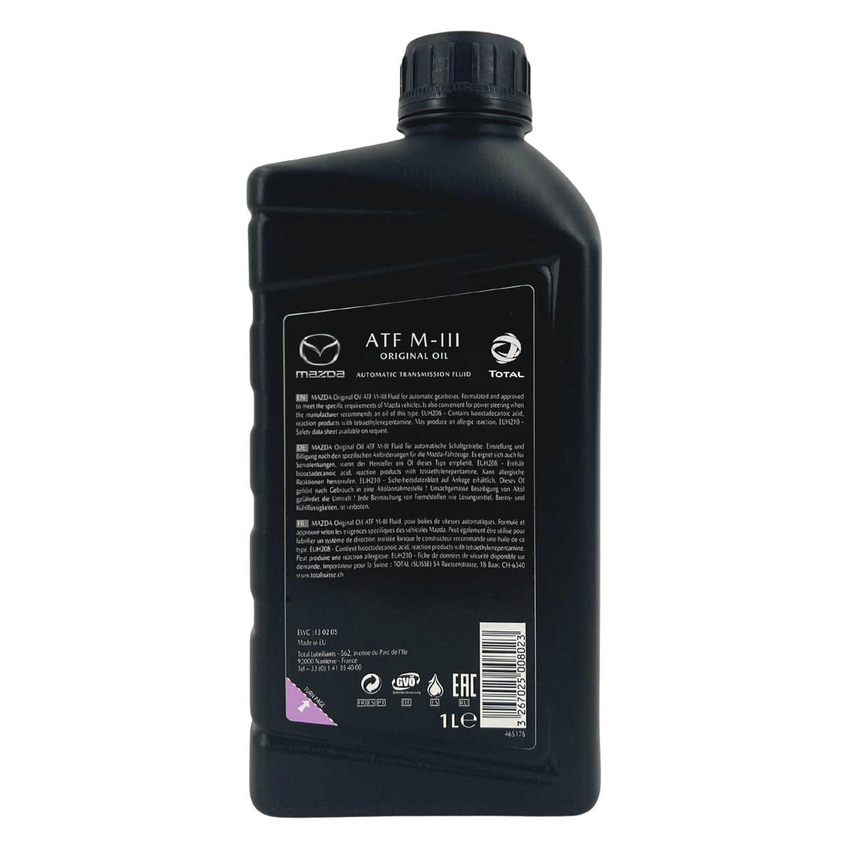 Mazda Original Oil ATF M-III Automatic Transmission Fluid 1 Liter