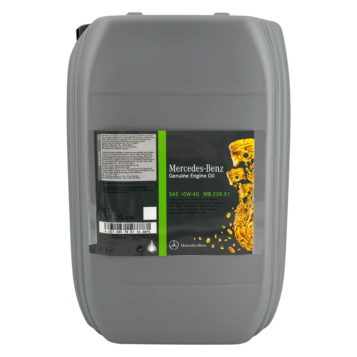 Mercedes 10W-40 MB 228.51 20 Liter