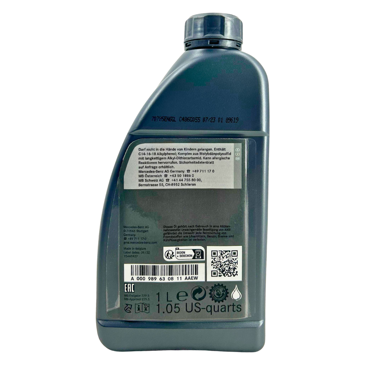 Mercedes 5W-40 229.5 1 Liter