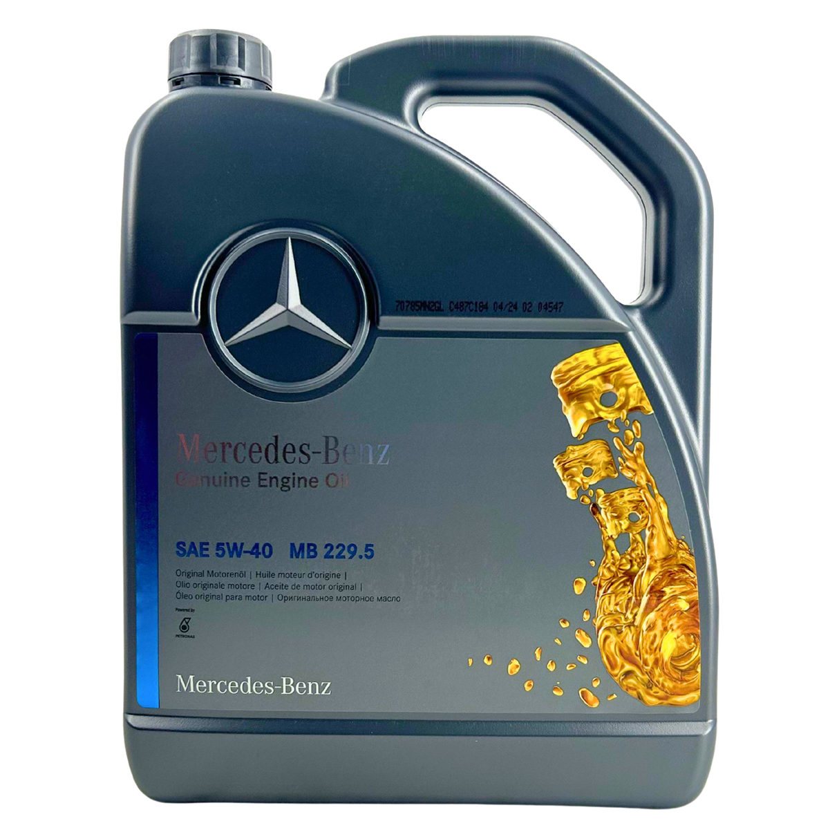 7L ORIGINAL Mercedes-Benz Motoröl ÖL 5W40 MB 229.5 + Ölfilter M276 2761800009
