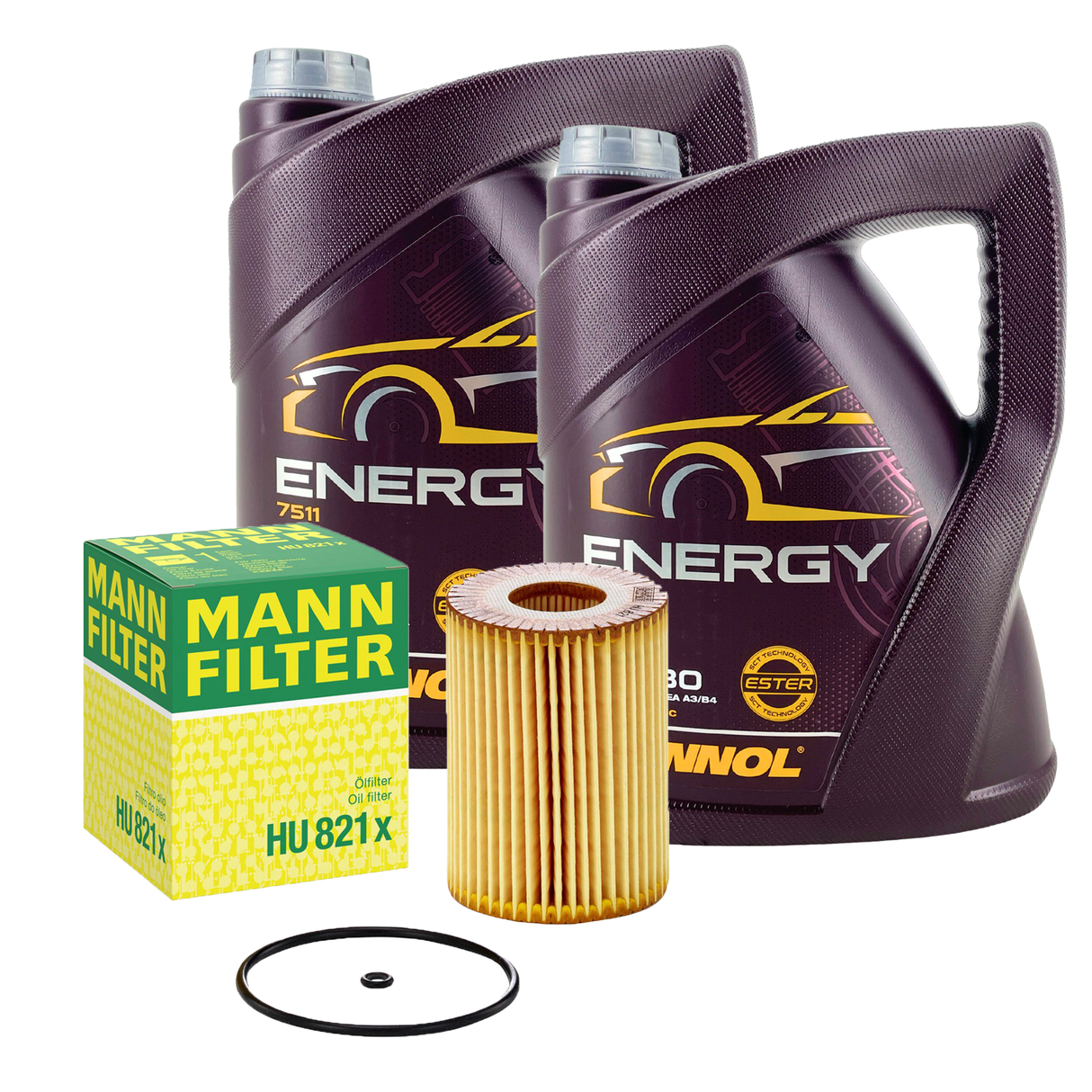 MANN ÖLFILTER + 10L MANNOL ENERGY 5W-30 MOTORÖL passend für MERCEDES MB 229.3
