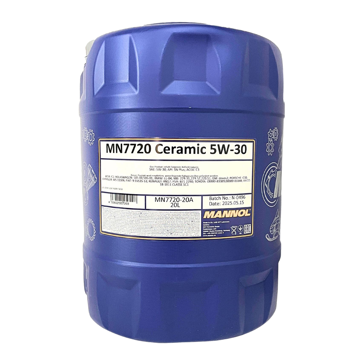 Mannol Ceramic 5W-30 20 Liter