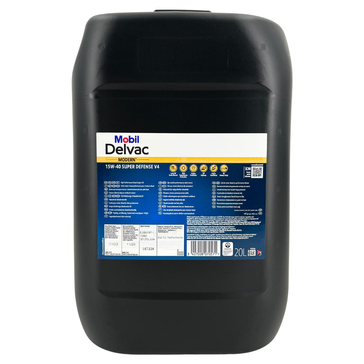 Mobil Delvac Modern MX 15W-40 Super Defense V4 20 Liter
