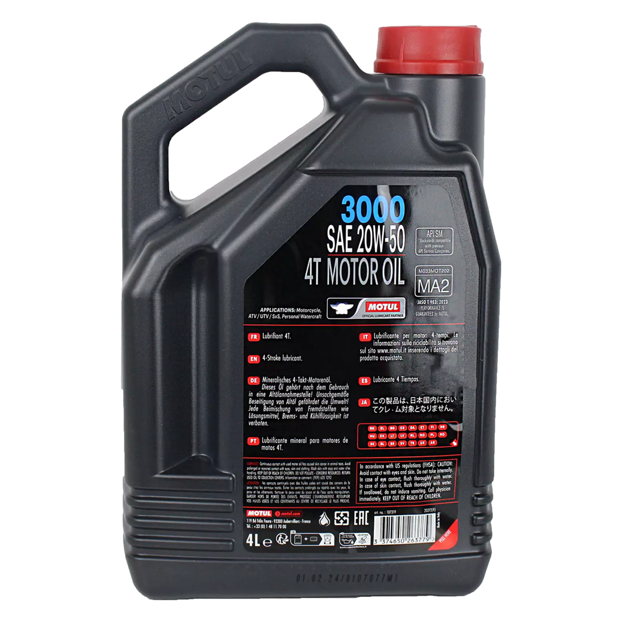 Motul 3000 4T 20W-50 4 Liter