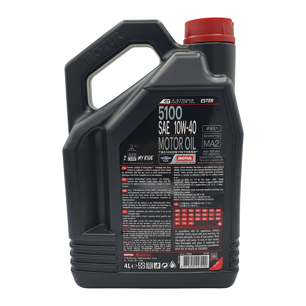 Motul 5100 10W-40 4T 4 Liter