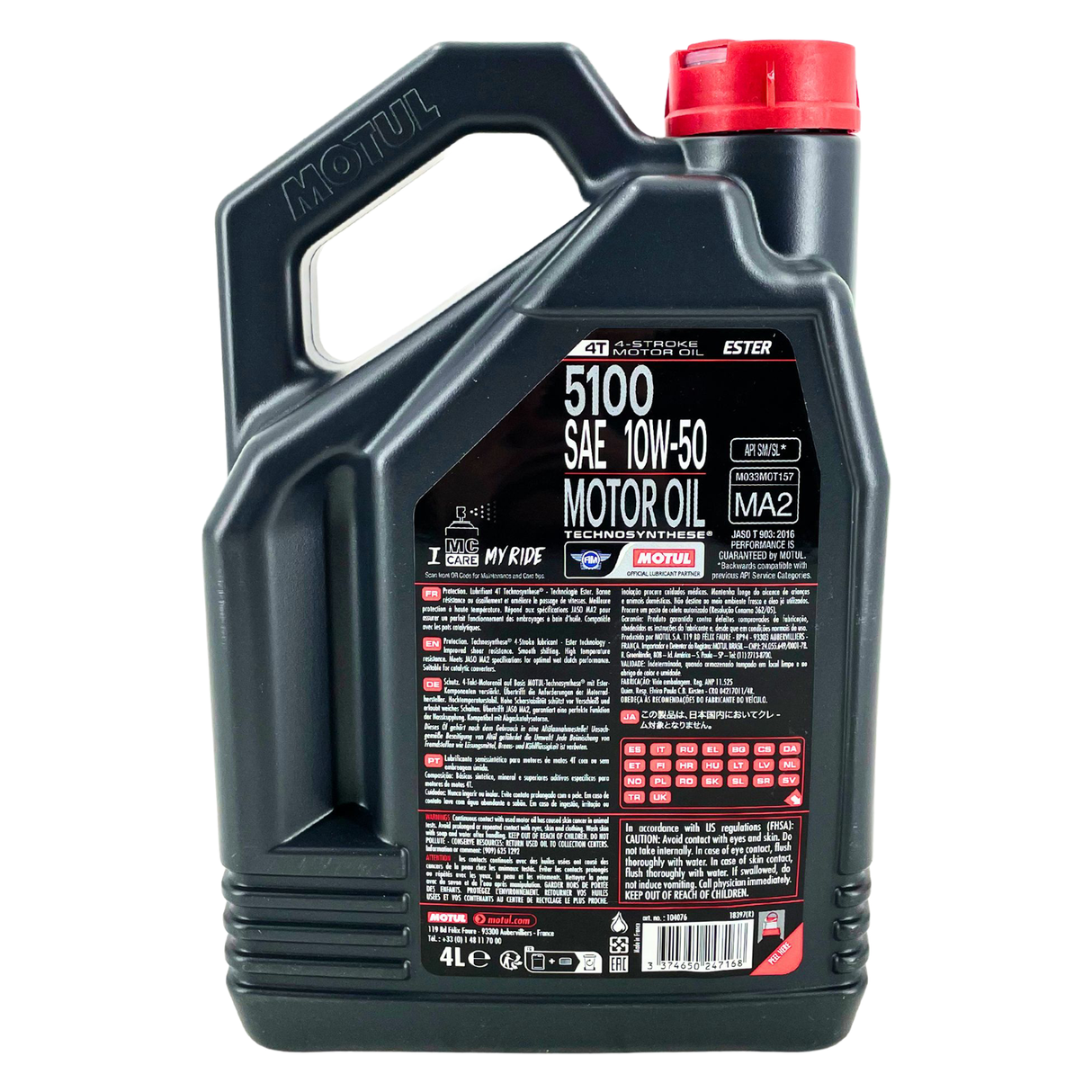 Motul 5100 10W-50 4T 4 Liter