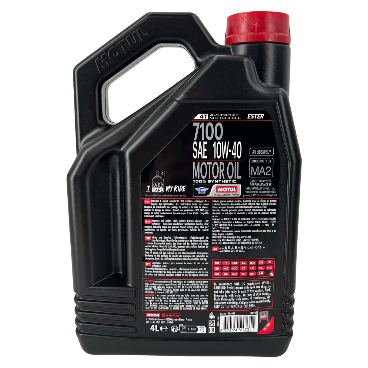 Motul 7100 10W-40 4T 4 Liter