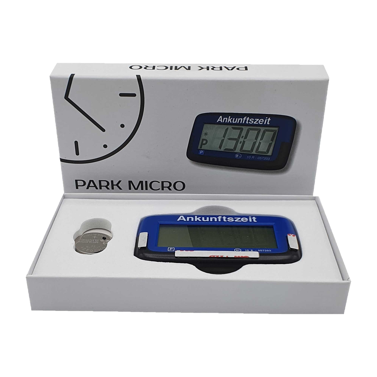 Needit Park Micro blau elektronische Parkscheibe mit Zulassung - DE