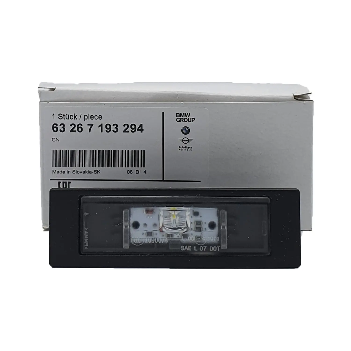 Original BMW Kennzeichenleute 63267193294 Nummernschildleuchte LED 1er 6er BMW